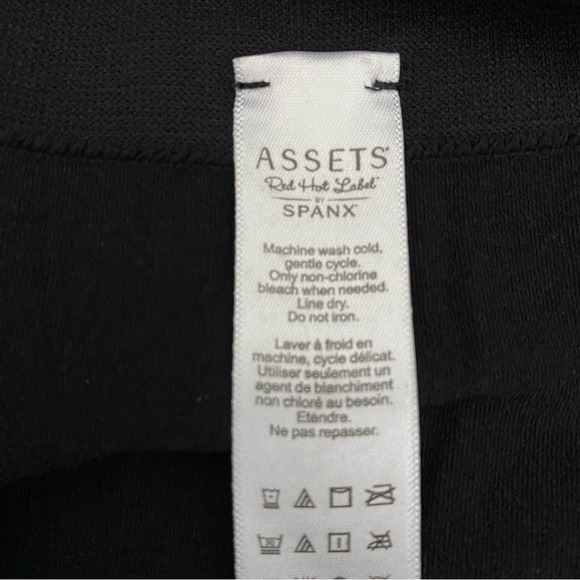 ASSETS by SPANX Women's Seamless Leggings - Black Sz S - Picture 6 of 10